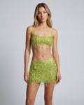 Lena | Sequin Tassel Slip Top & Mini Skirt Set