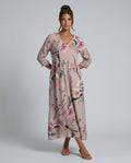 Bianca | Flowy V-Neck Floral Summer Maxi Dress