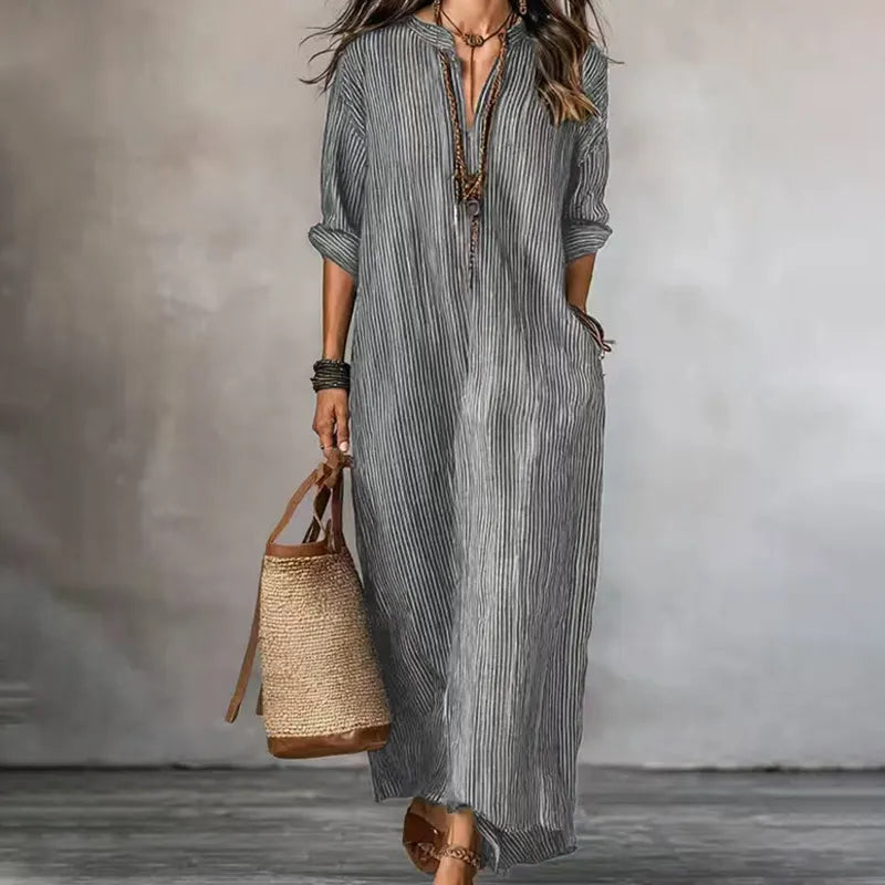 Remi | Flowy V-Neck Maxi Dress