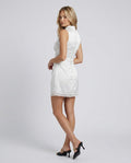 Isolde | Turtleneck Lace Bodycon Mini Dress