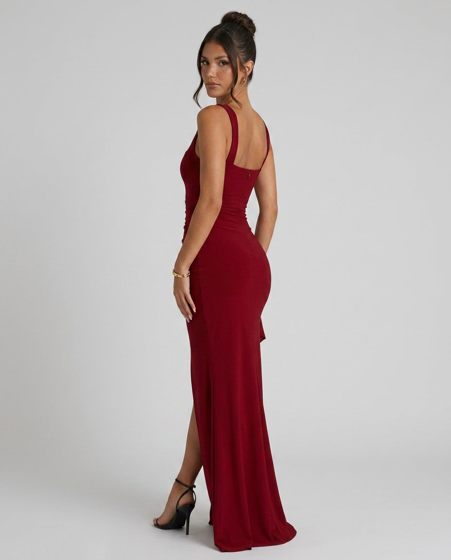 Carmen | Backless Bodycon Slip Maxi Dress