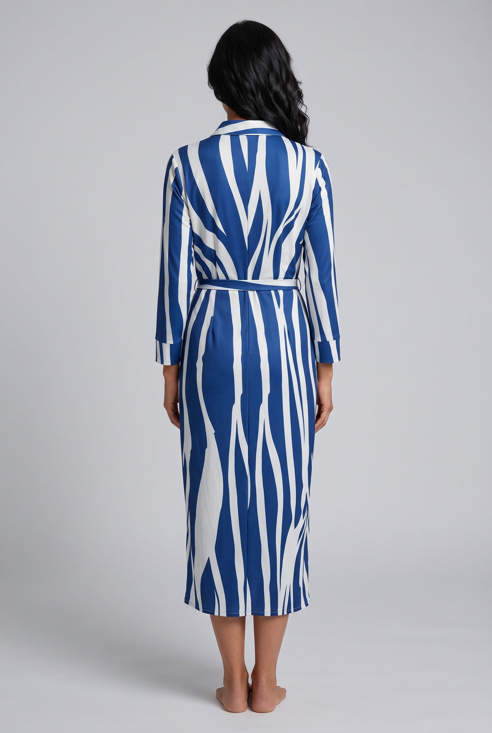 Pilar | Wrap Midi Dress in Print & Solid Colours