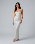 Odette | Sequin Strapless Maxi Dress