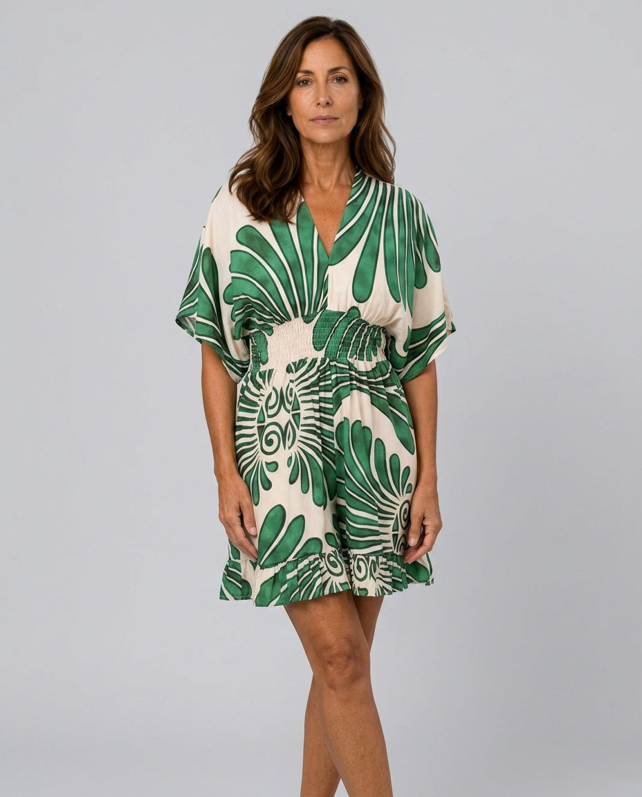 Marlowe | Botanical Print Casual Jumpsuit