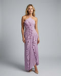 Fiorelle | Ruffle Pleated Maxi Dress