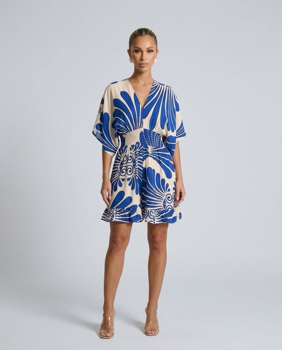 Marlowe | Botanical Print Casual Jumpsuit