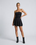 Jessa | Strapless Draped Mini Dress