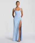 Thea | Strapless Tiered Maxi Dress