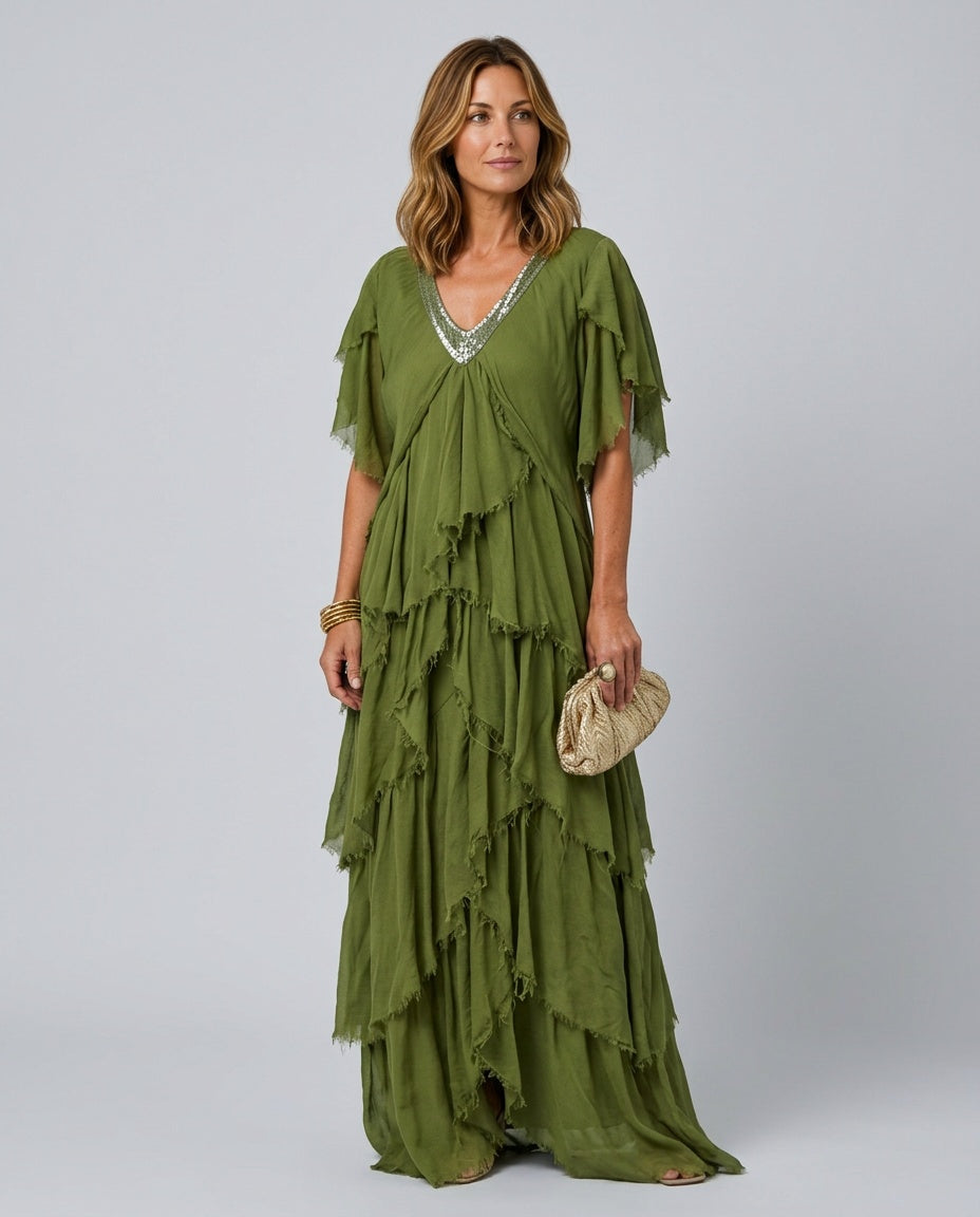 Edith | Flowy Elegant Maxi Dress