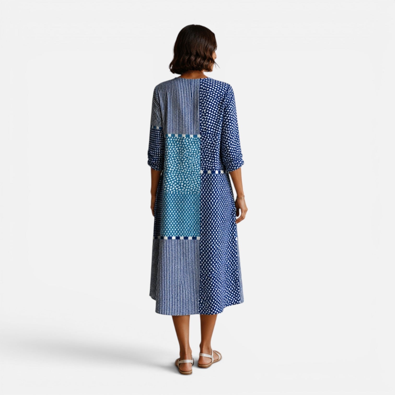 Isla | Flowy Boho Midi Dress