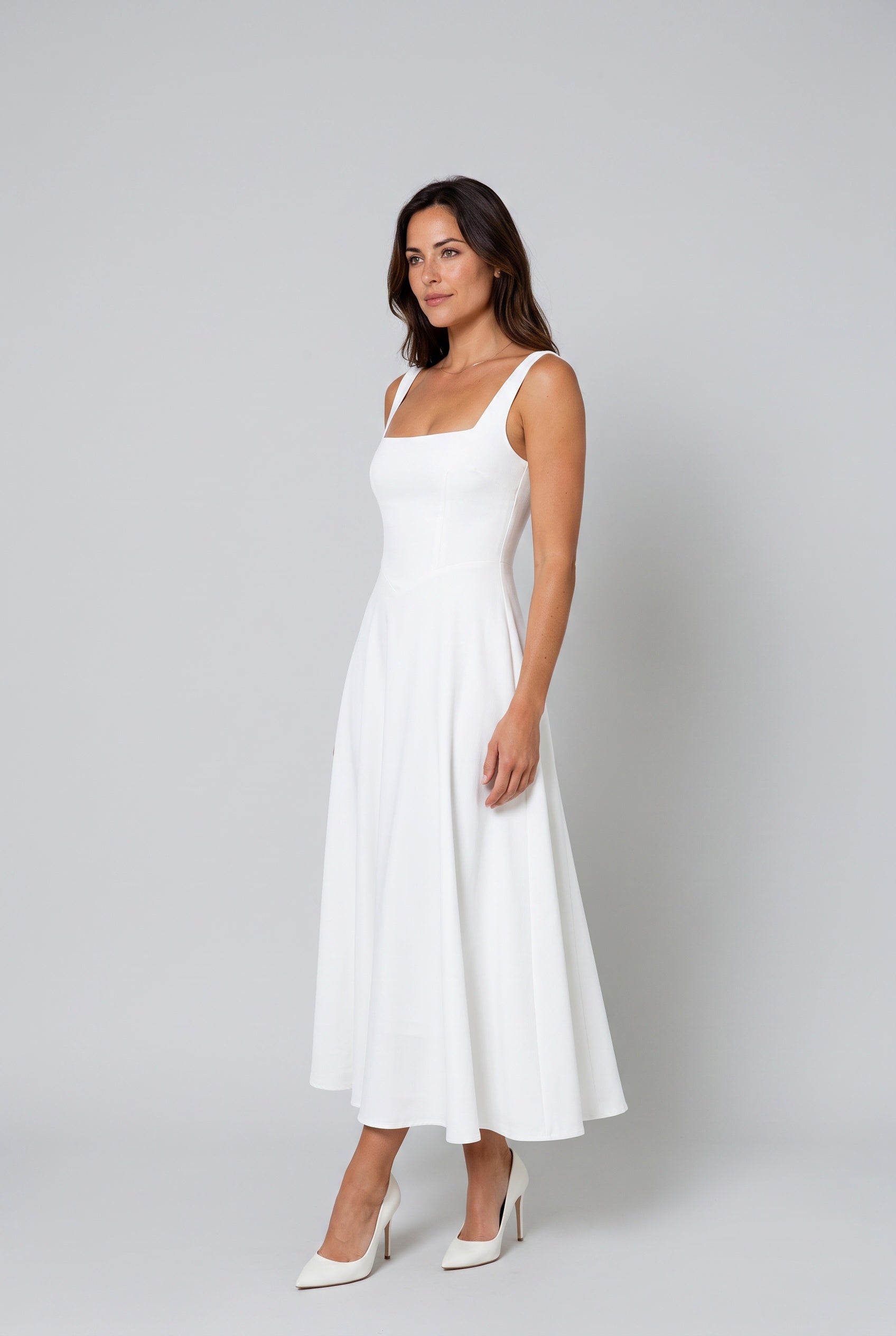 Cleo | Elegant Formal Midi Dress
