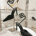 Cleo Snake-Design Heels