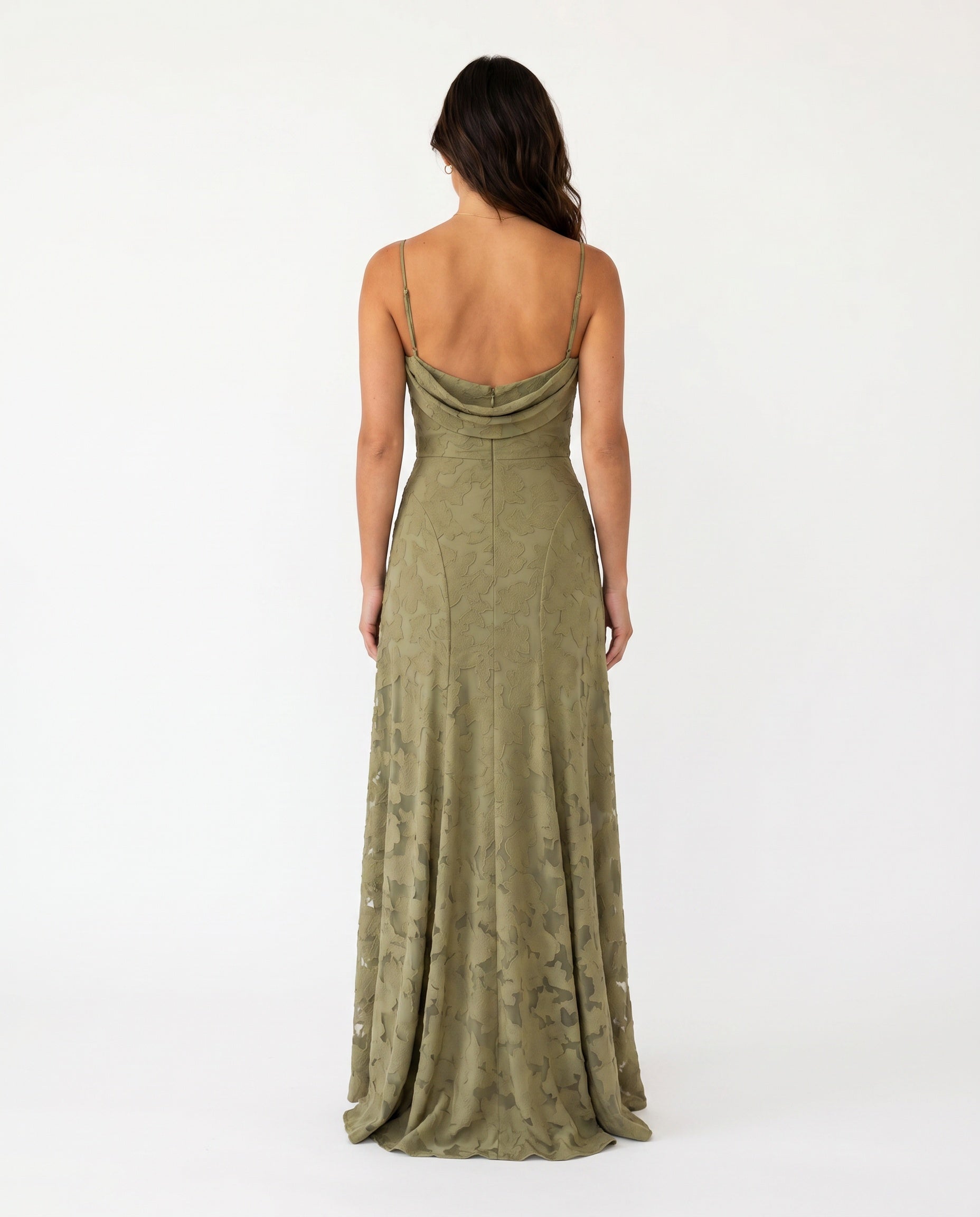 Liv | Mermaid Spaghetti Strap Wedding Guest Maxi Dress