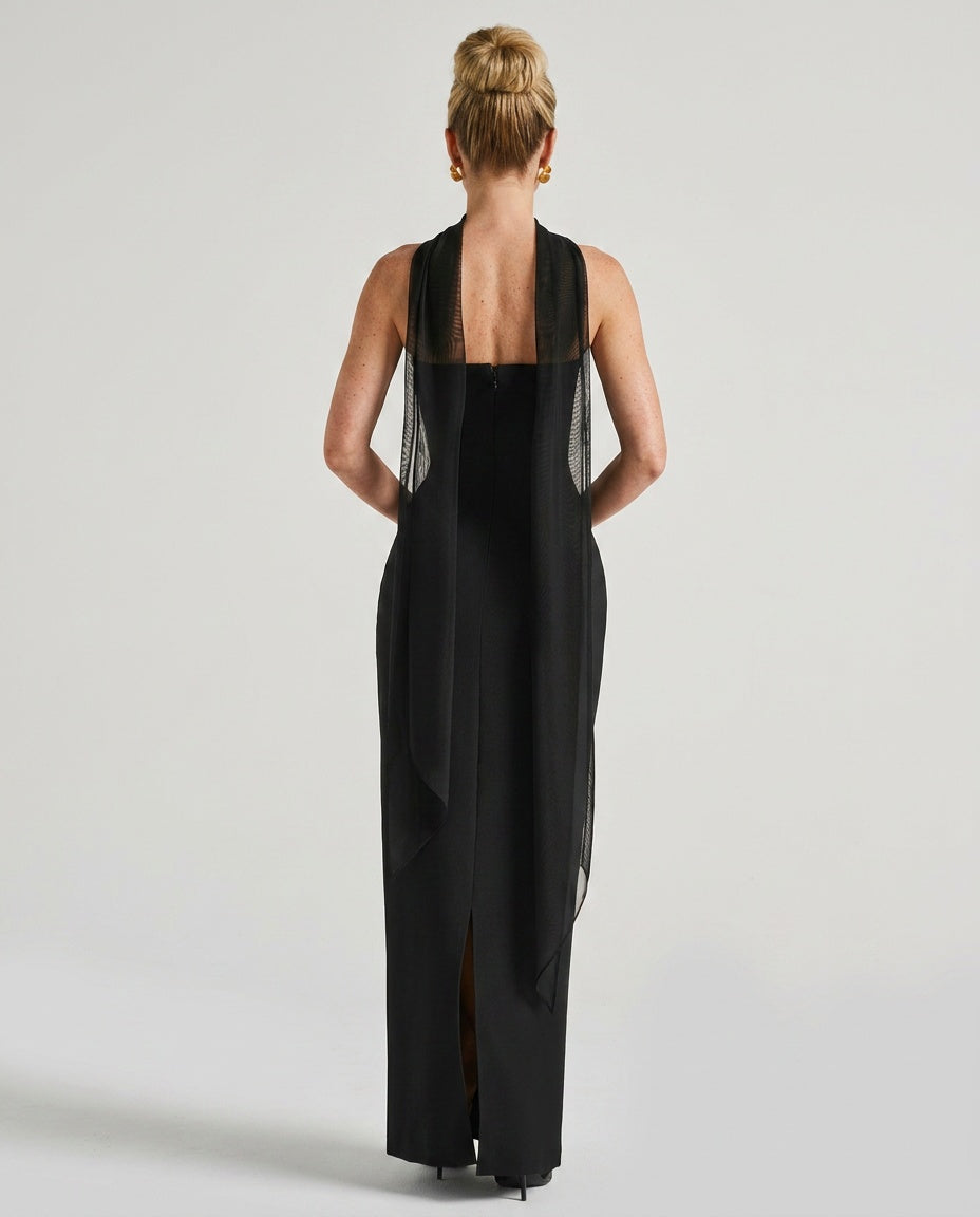 Maeve | One-Shoulder Ruched Maxi Dress