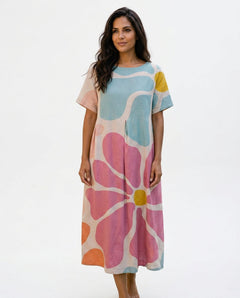 Ottilie | Floral Print Plus Size Maxi Dress