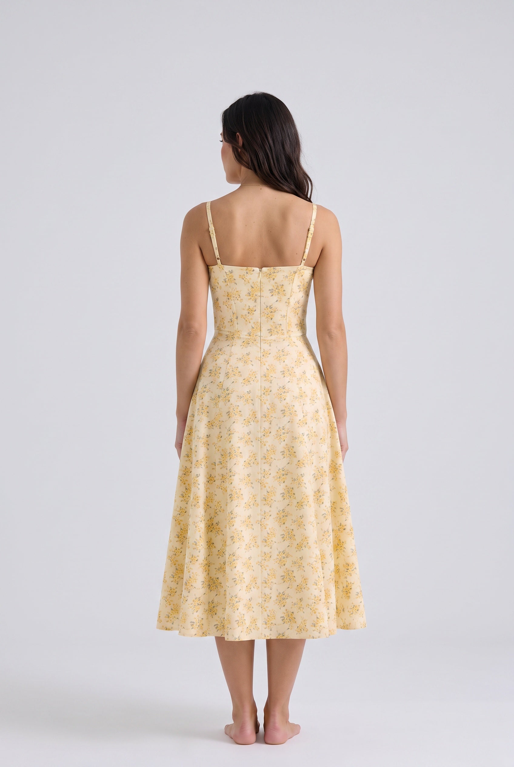 Savannah | Floral A-Line Summer Midi Dress