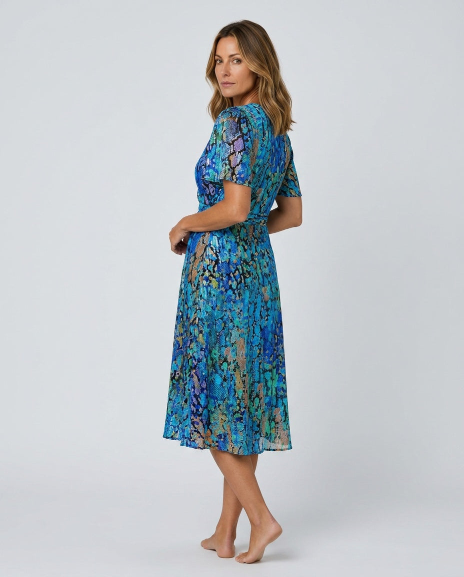 Bianca | Floral Print Midi Dress