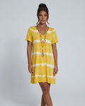 Leona | Short Sleeve Tie-Dye T-Shirt Dress