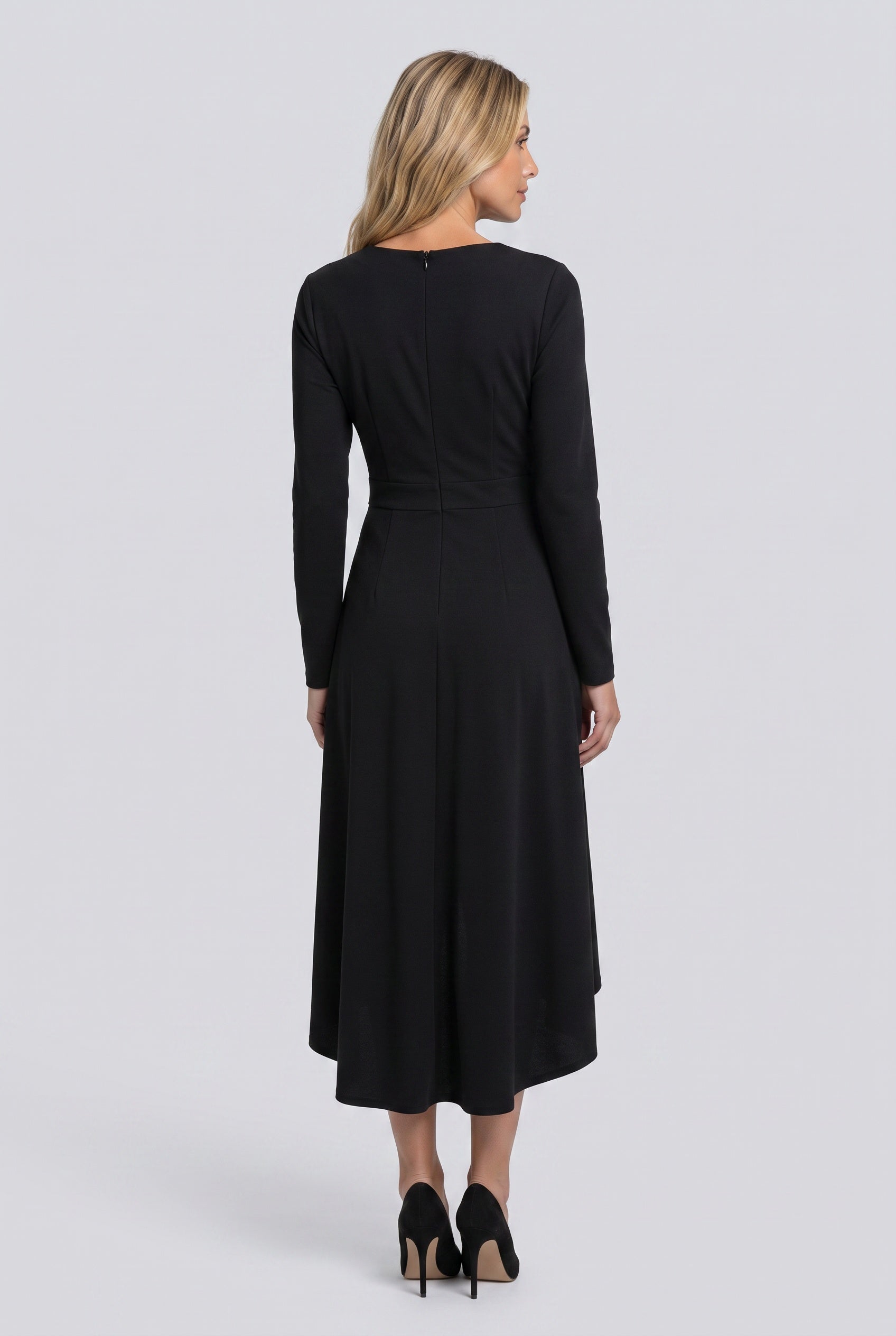 Scarlett | Long Sleeve Wrap Midi Dress