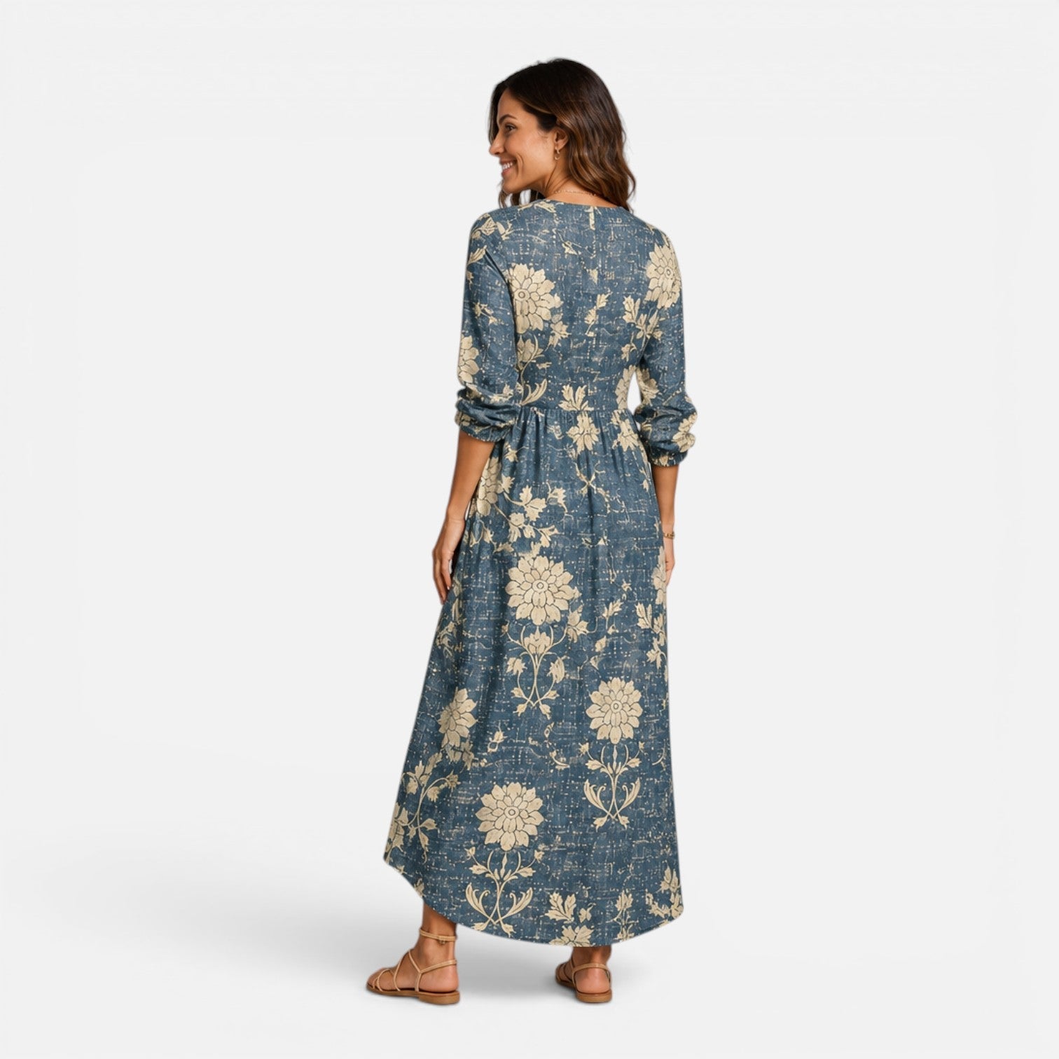 Presley | Floral Print Maxi Dress