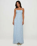 Solène | Halter Neck Floral Maxi Dress