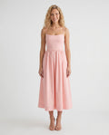 Layla | Spaghetti Strap Low Back Midi Dress