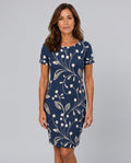 Callie | Loose Fit Short Sleeve Midi Dress