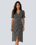 Savannah | Floral Print Midi Dress