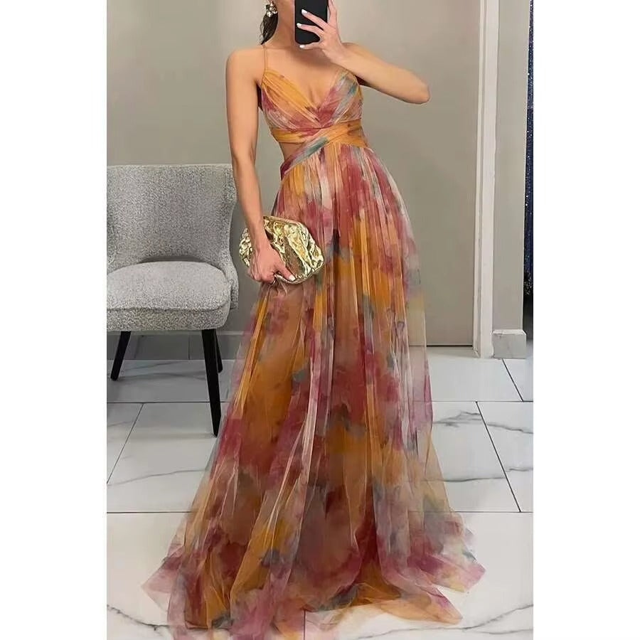 Floraya | Floral Print Maxi Dress
