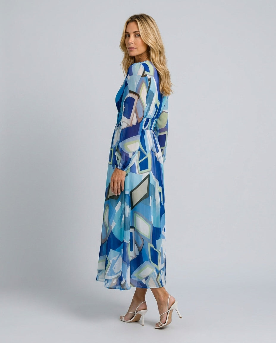 Coralie | Long Sleeve Floral Maxi Dress