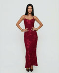 Jacalyn | Wrap-Style Wedding Guest Maxi Dress