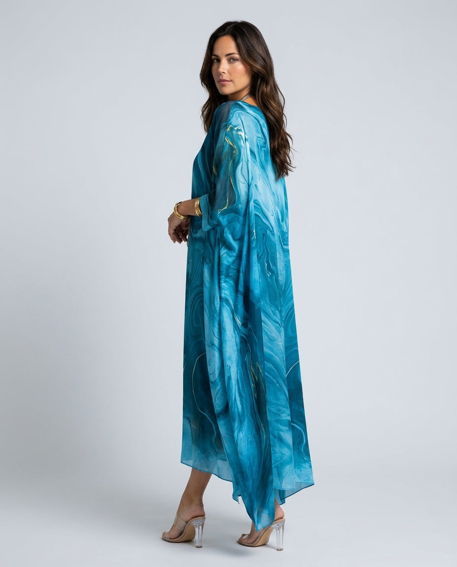 Lena | Tummy-Coverage Relaxed Maxi Dress