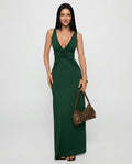 Frederica | Plunge V-Neck Maxi Dress