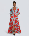 Maeve | Floral V-Neck Summer Maxi Dress