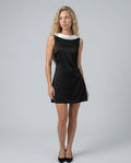 Delphine | Cowl Neck Backless Mini Dress