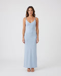 Mireille | Ribbed Spaghetti Strap Maxi Dress