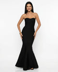 Amanda | Strapless Bandage Formal Maxi Dress