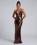 Kira | Sequin V-Neck Sleeveless Maxi Dress