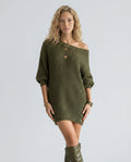Margot | Knit Batwing Mini Dress
