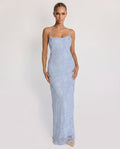 Celena | Burnout Floral Maxi Dress