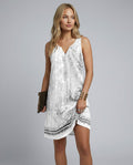 Cleo | Floral V-Neck Bohemian Mini Dress
