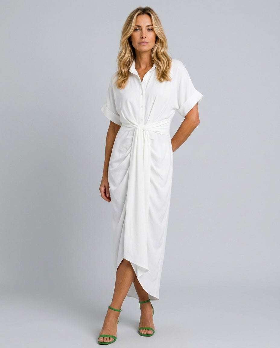 Selene | Relaxed Everyday Polyester Maxi Dress