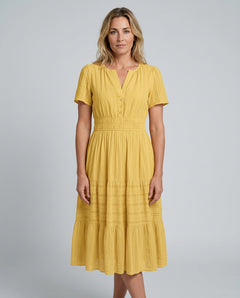 Leticia | Flowy Boho Garden Party Midi Dress