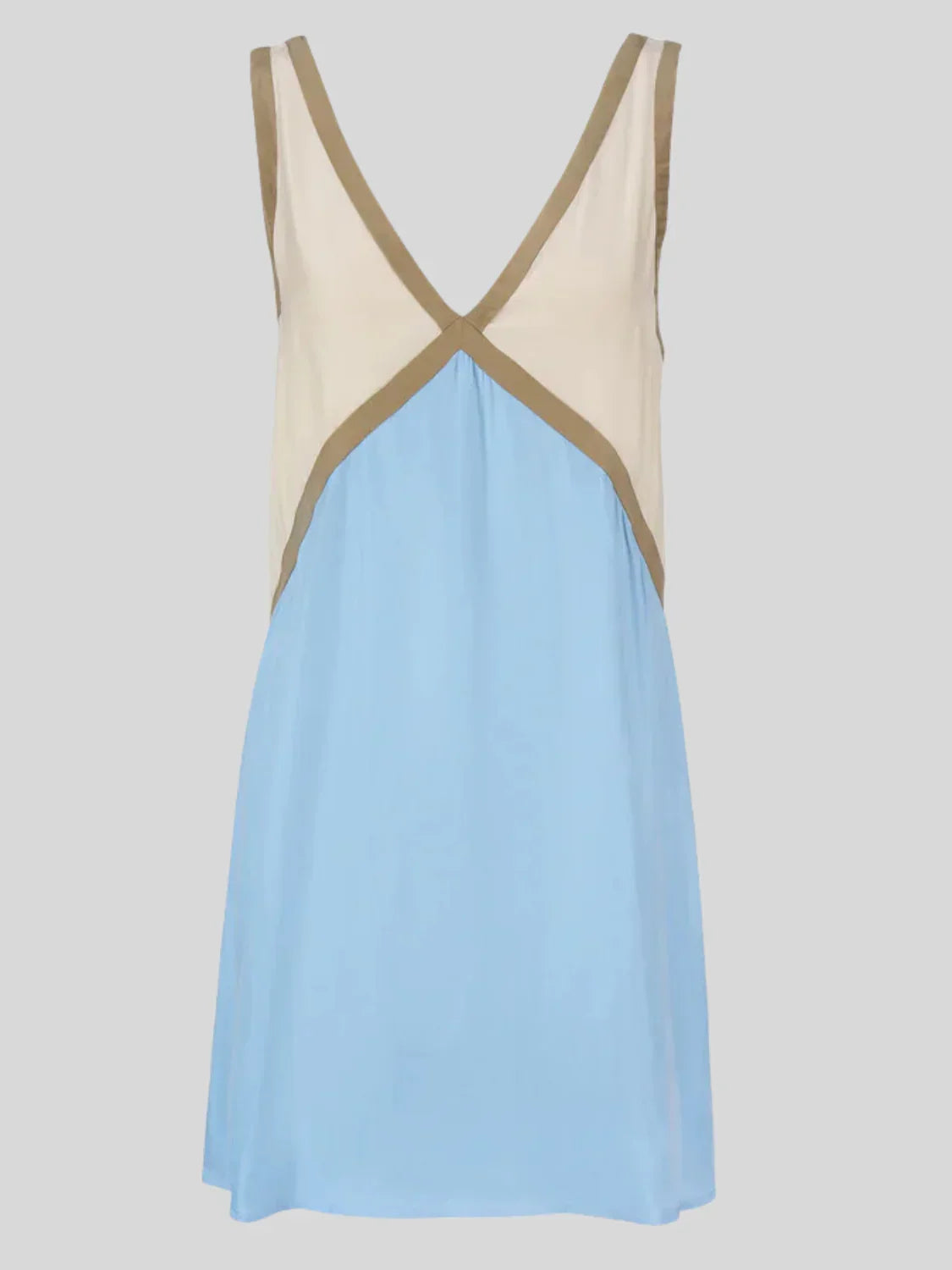 Talia | Contrasting Low-Back Mini Dress