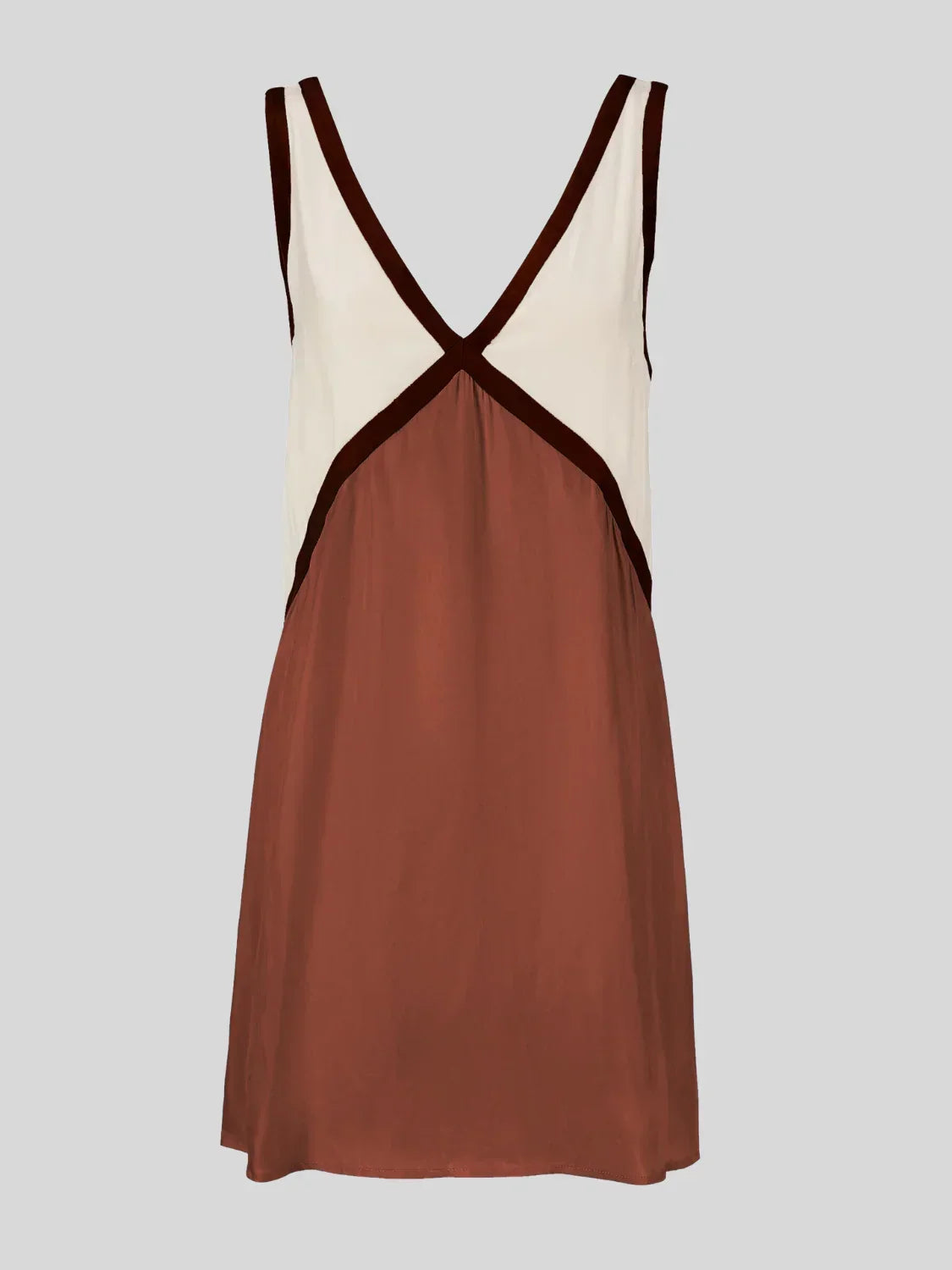 Talia | Contrasting Low-Back Mini Dress