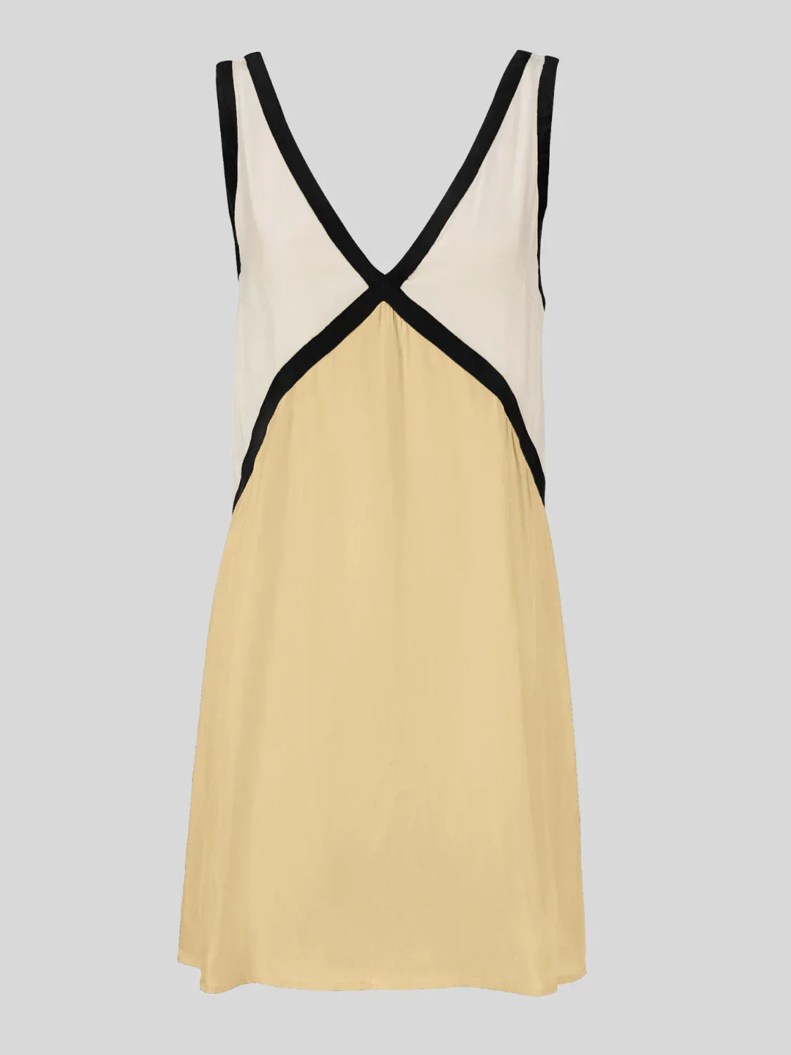 Talia | Contrasting Low-Back Mini Dress