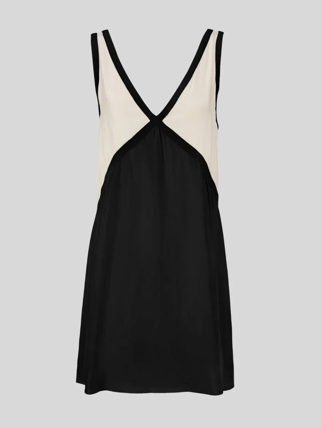Talia | Contrasting Low-Back Mini Dress