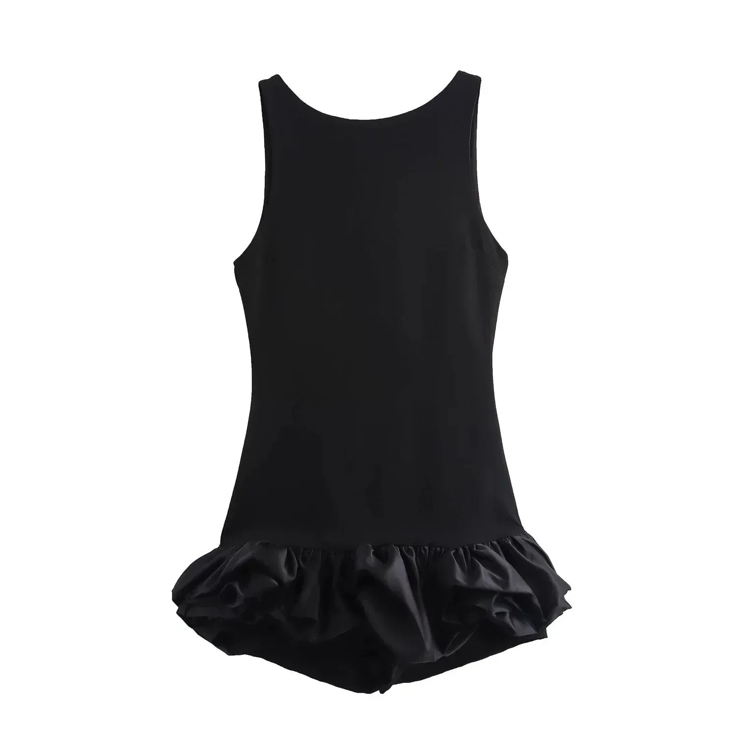 Leona | Ruffle Open Back Mini Dress