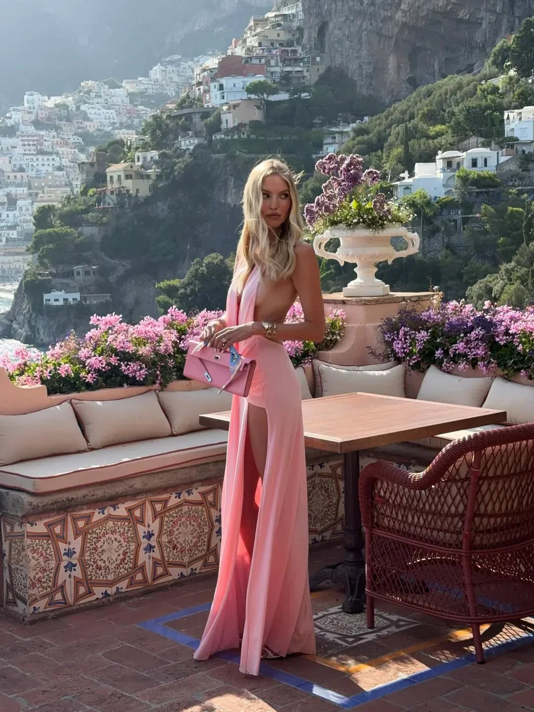 Anais | Open Back Summer Maxi Dress