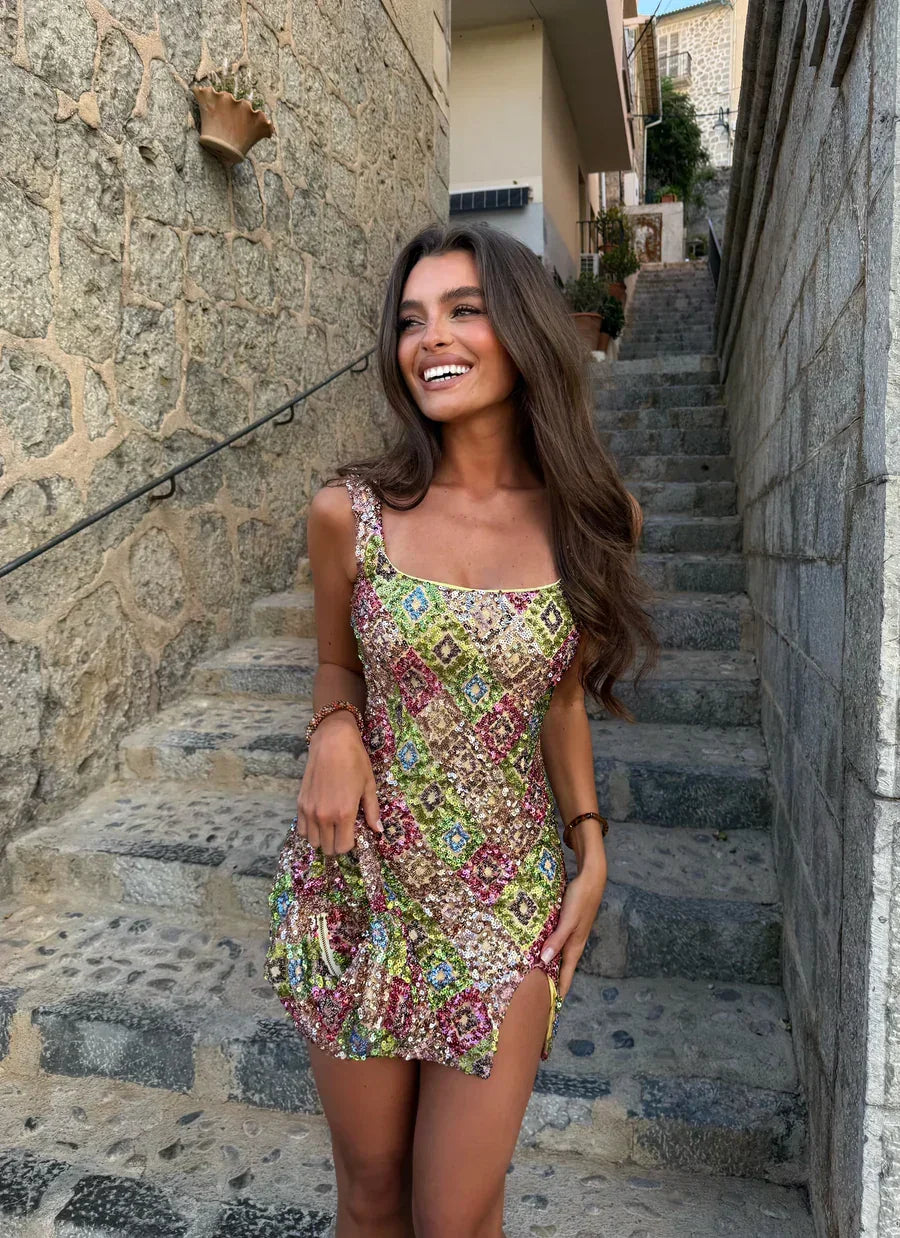 Paige | Multicolour Sequin Mini Dress
